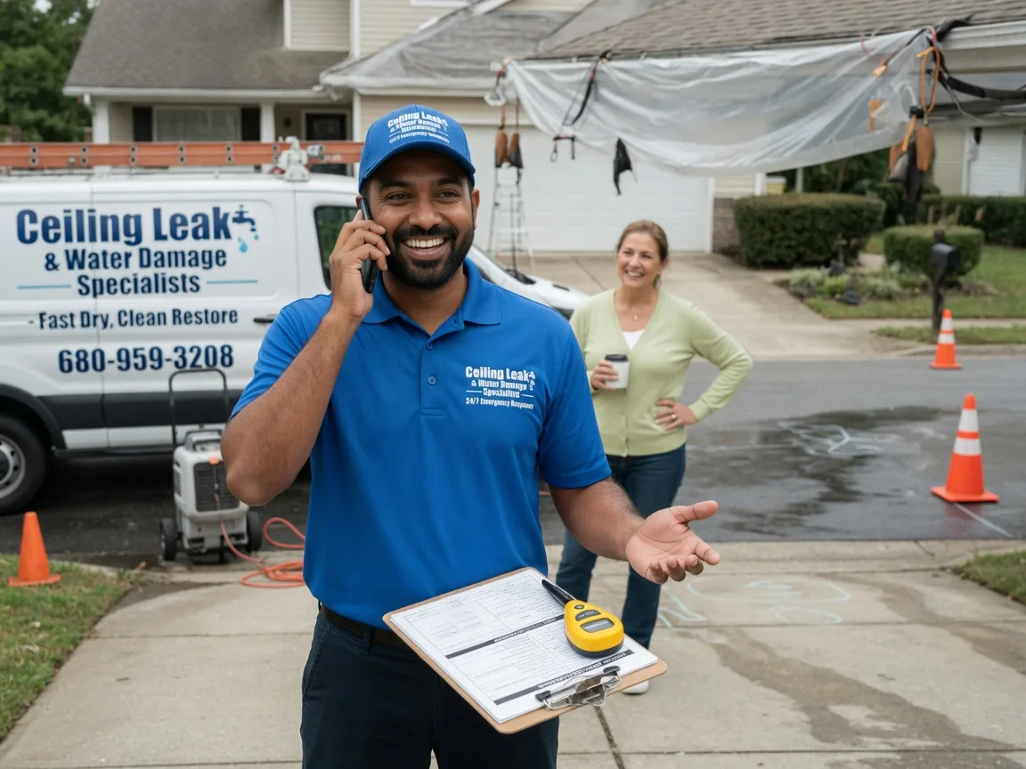 Ceiling Leak Cleanup Oroville, CA FAQs
